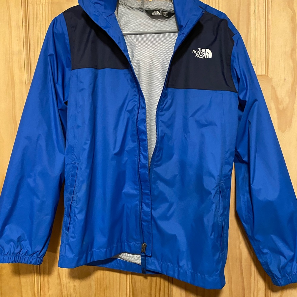 The North Face Kids Two-Tone Blue Raincoat